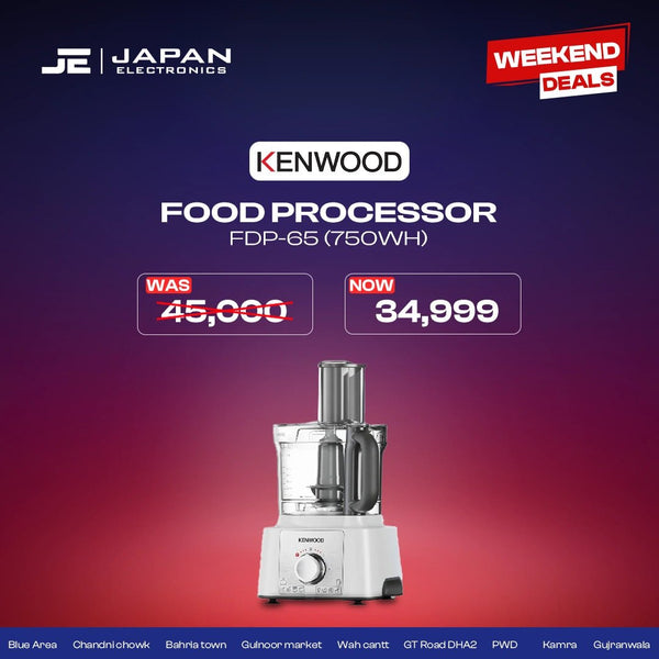 Kenwood Food Processor FDP - 65 (750WH) - Japan Electronics - Best Electronics Store in Rwp & Islamabad