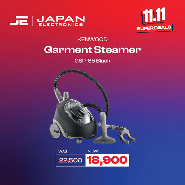 Kenwood Garment Steamer GSP - 65 (IN) Black - Japan Electronics - Best Electronics Store in Rwp & Islamabad