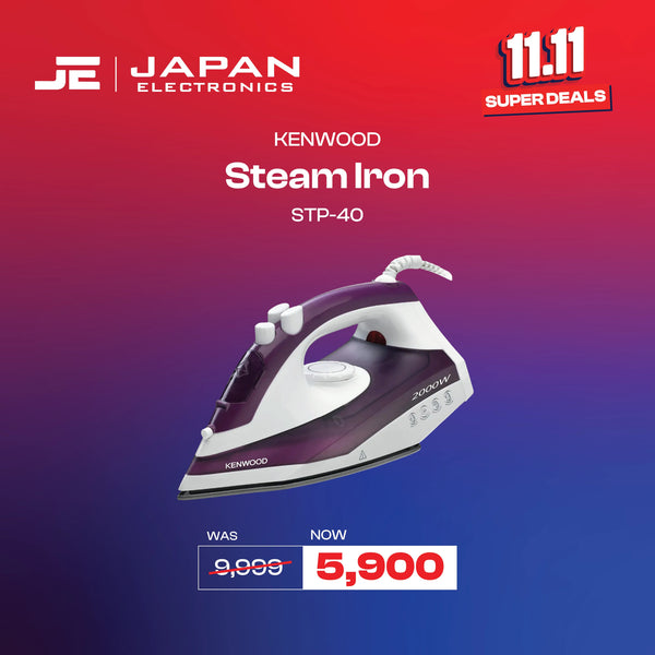 Kenwood Steam Iron STP - 40 (IN) - Japan Electronics - Best Electronics Store in Rwp & Islamabad