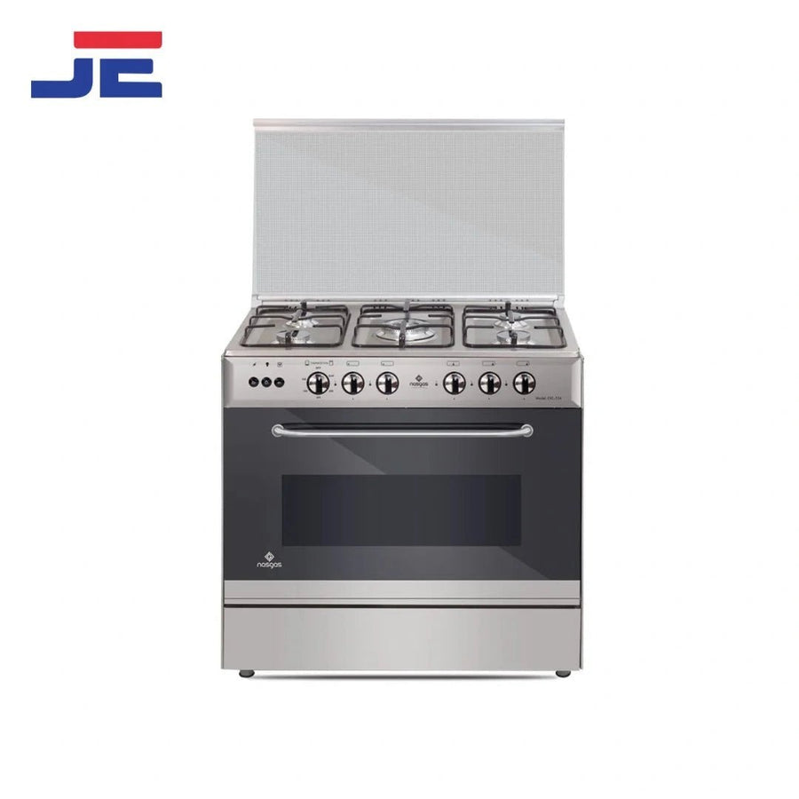NASGAS COOKING RANGE EXC - 534 CRYSTAL GLASS 5 BURNERS - Japan Electronics
