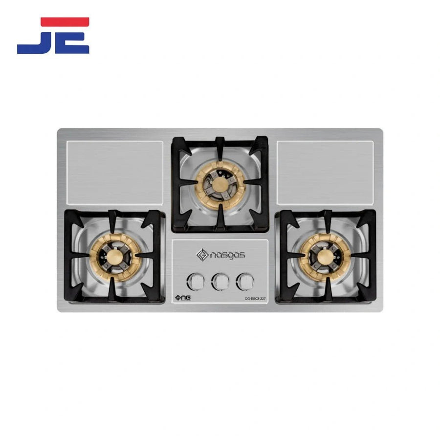 Nasgas Gas Hob 3 Burner DG - 227 S - Japan Electronics