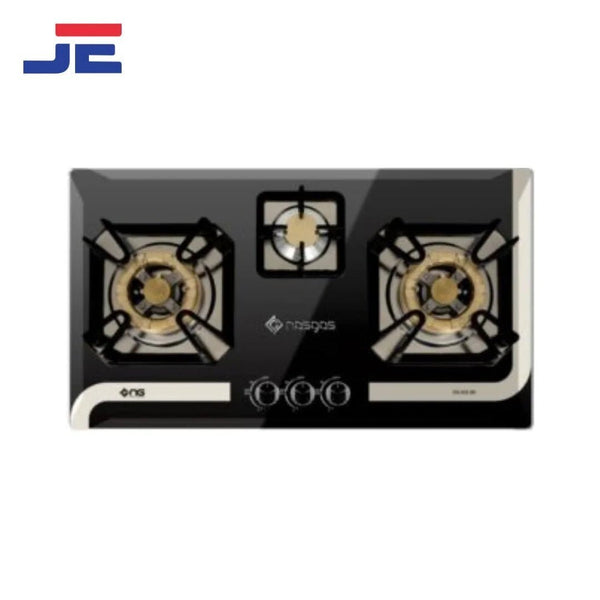 Nasgas Gas Hob DG - 333 BK - Japan Electronics