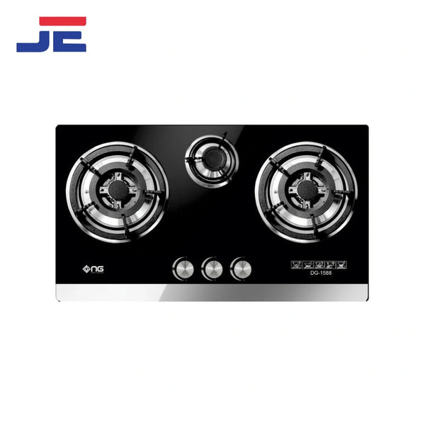 NASGAS Hob Three Burner DG - GN3 Glass Top - Japan Electronics