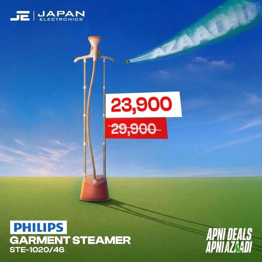 Philips Garment Steamer STE-1020/46 - Japan Electronics - Best Electronics Store in Rwp & Islamabad