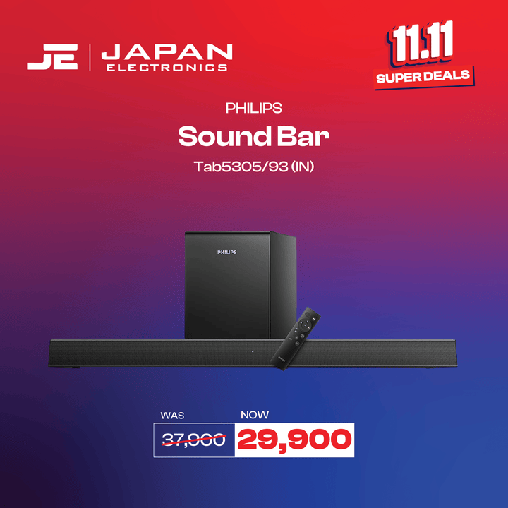 Philips Sound Bar Tab5303/93 (IN) - Japan Electronics - Best Electronics Store in Rwp & Islamabad