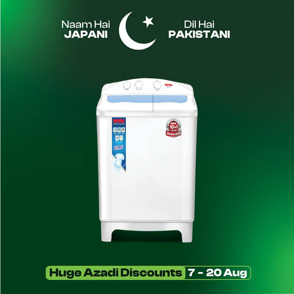 Royal Washing Machine RWM - 8010 - Japan Electronics - Best Electronics Store in Rwp & Islamabad