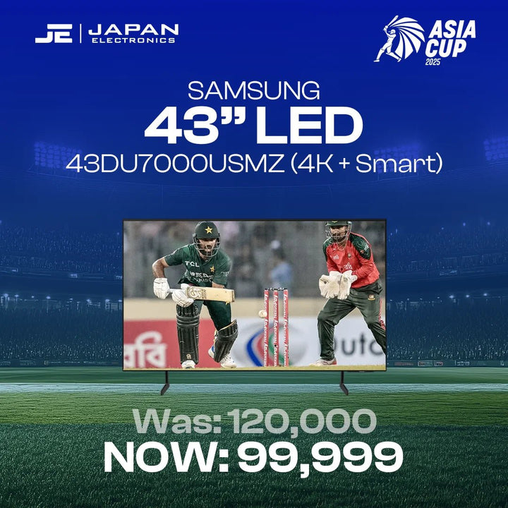 Samsung 43 inch 43DU7000 Crystal UHD Smart TV 2025 - Japan Electronics - Best Electronics Store in Rwp & Islamabad