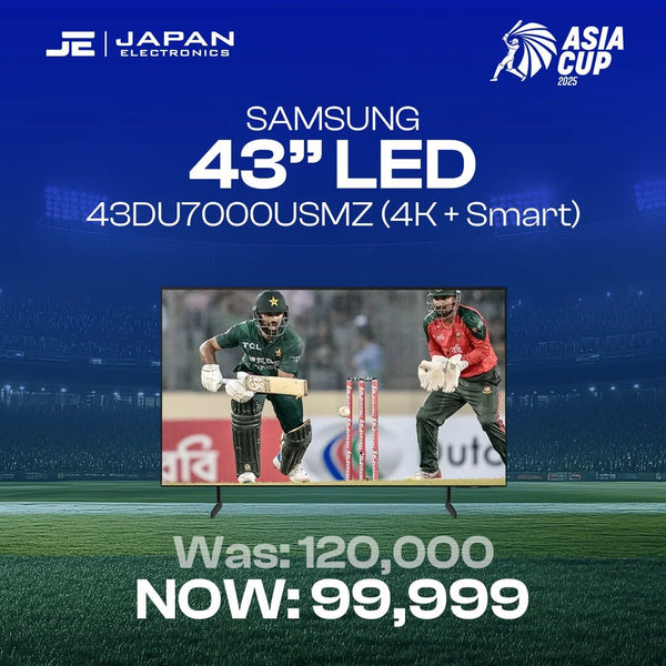 Samsung 43 inch 43DU7000 Crystal UHD Smart TV 2025 - Japan Electronics - Best Electronics Store in Rwp & Islamabad