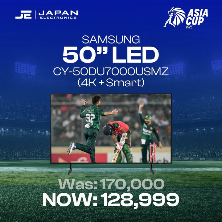 Samsung 50” Crystal UHD 50DU7000 4K Smart TV - Japan Electronics - Best Electronics Store in Rwp & Islamabad
