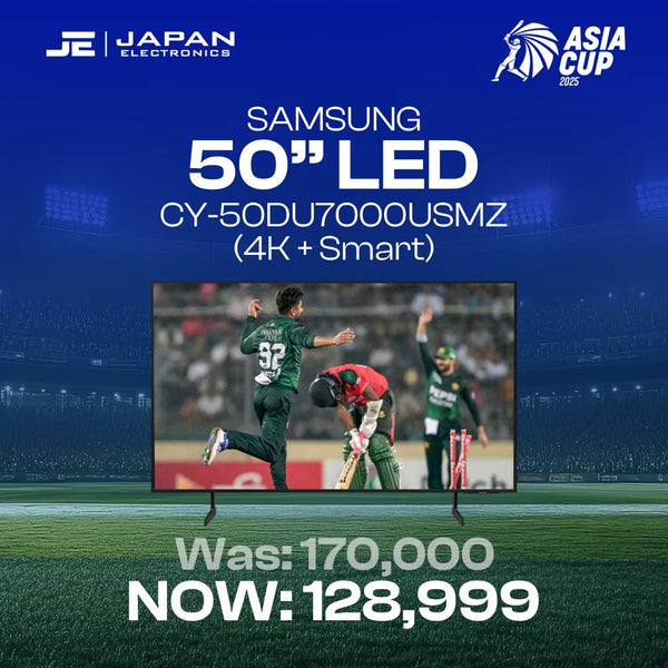 Samsung 50” Crystal UHD 50DU7000 4K Smart TV - Japan Electronics - Best Electronics Store in Rwp & Islamabad