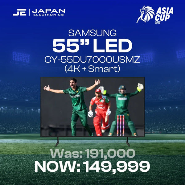 Samsung 55” Crystal UHD 55DU7000 4K Smart TV - Japan Electronics - Best Electronics Store in Rwp & Islamabad