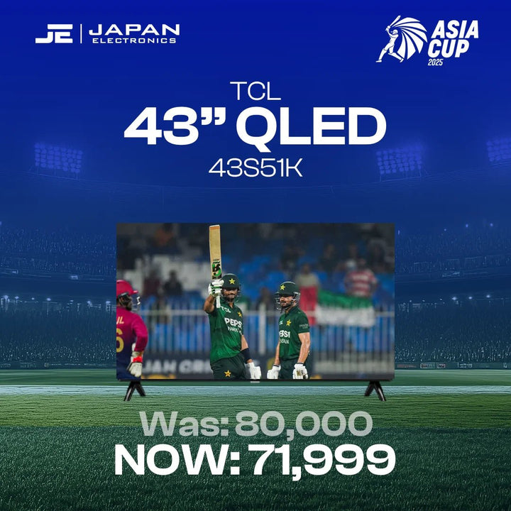 TCL LED 43" 43S51K (Q LED) - Japan Electronics - Best Electronics Store in Rwp & Islamabad