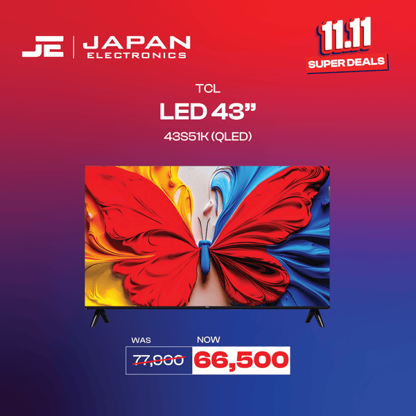 TCL LED 43" 43S51K (Q LED) - Japan Electronics - Best Electronics Store in Rwp & Islamabad