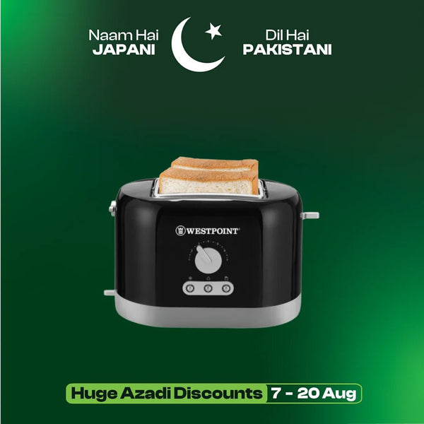 Westpoint 2 Slice Toaster (WF - 2538) - Japan Electronics - Best Electronics Store in Rwp & Islamabad